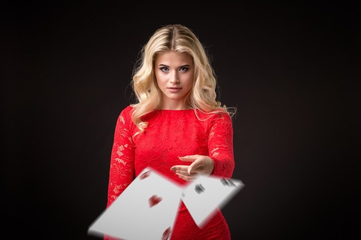 Free Bet Blackjack table interface showing dealer hand and player options